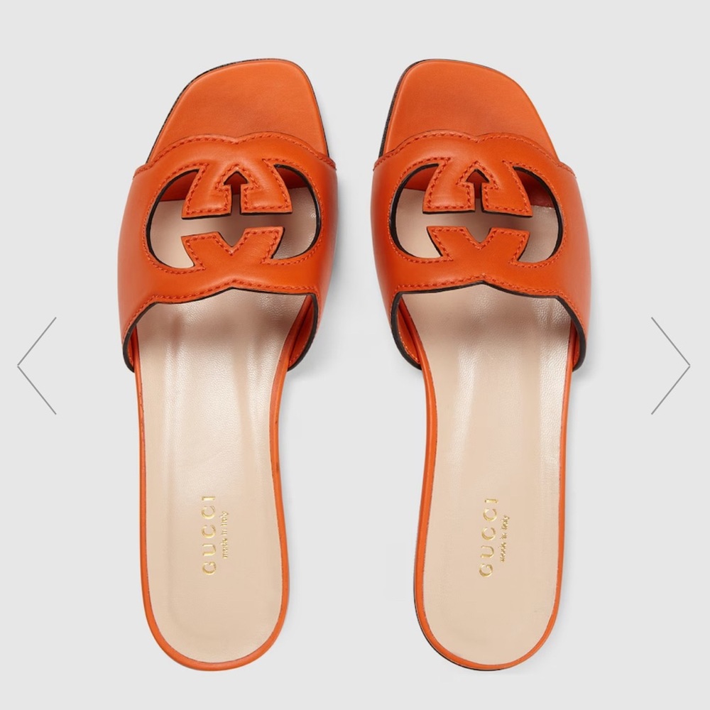 Gucci interlocking G cut-out sandal
